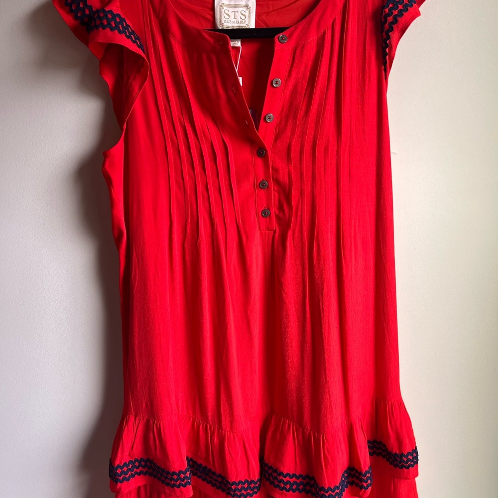 Sail to sable women’s flutter sleeve mini dress size small NWT tuckernuck